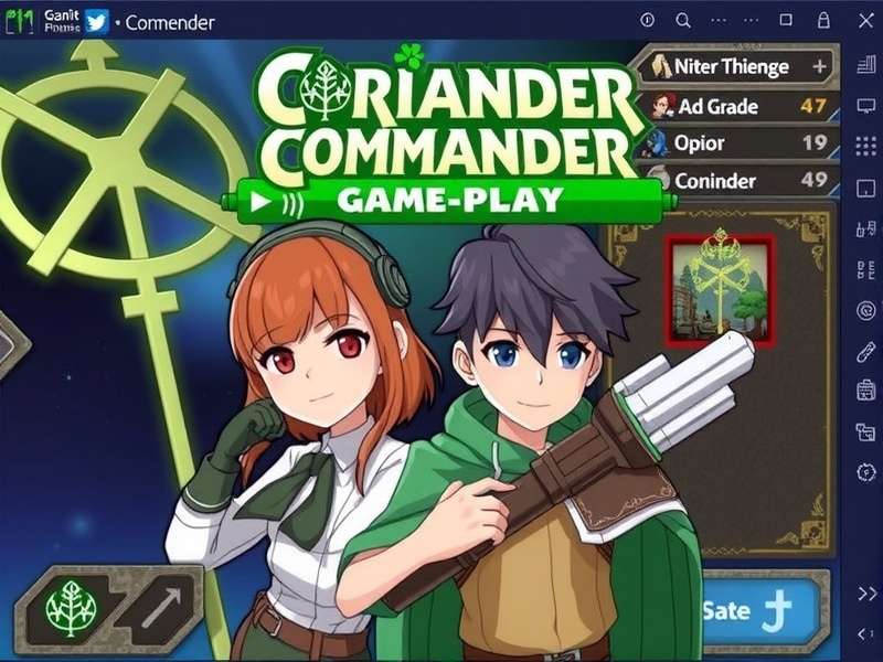 Coriander Commander Gameplay Coriander Commander Gameplay
